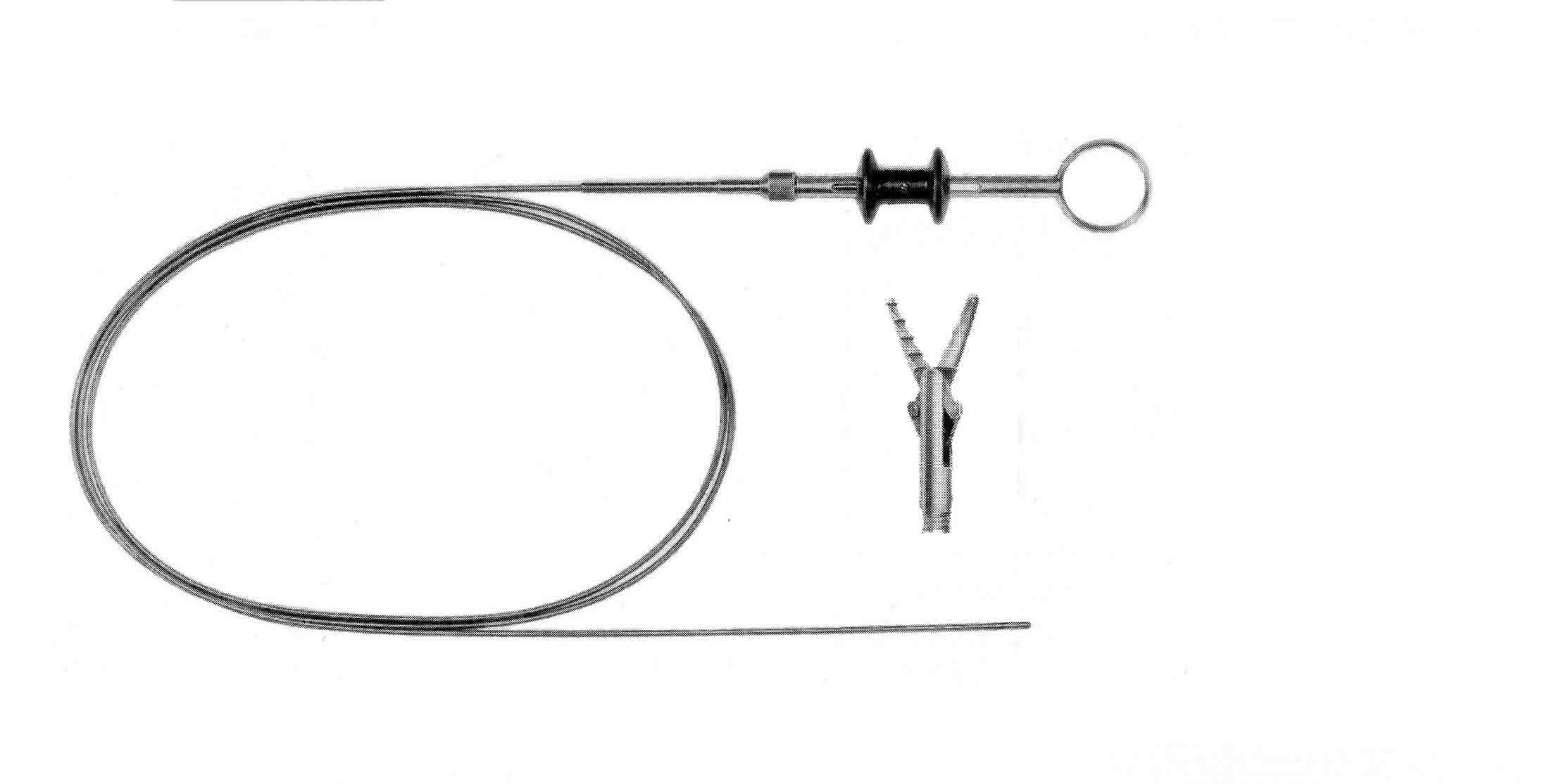 GRASPING FORSEPS ALLİGATÖR AĞIZ ÇAP : 2.2MM L:100CM